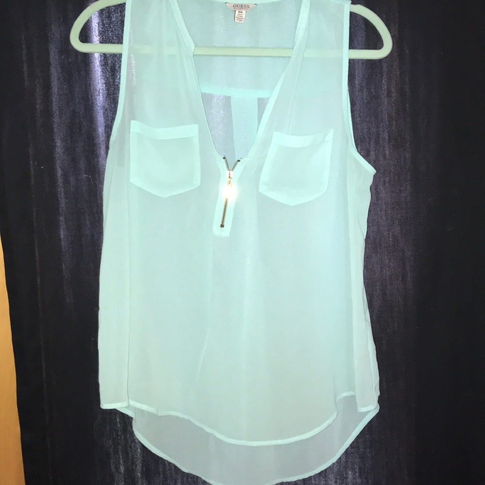 Guess sheer tank